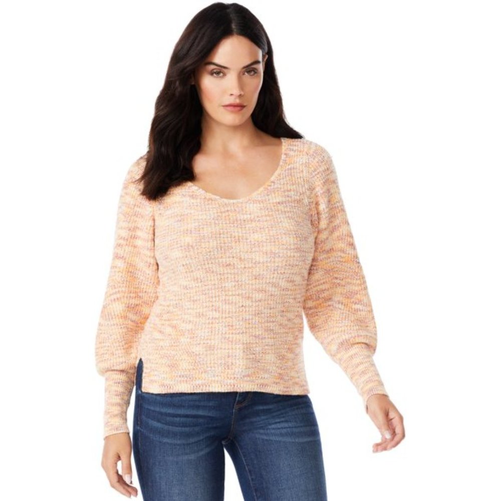 Sofia Jeans by Sofia Vergara Women's Sweetheart Neck Sweater